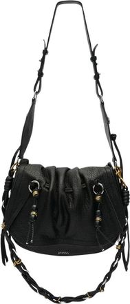 Isabel Marant Bolton Schoudertas - Dames - Schoudertassen - Zwart - ONE Size - Leer - Tassen
