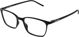 Saint Laurent Glasses, unisex, Black, Size: 53 MM Rectangular Optical Frame