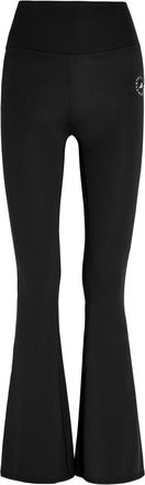 Stella McCartney Adidas X Stella Mccartney Training Logo Stretch-jersey Flared Leggings - Black - S (UK8-10 / S)
