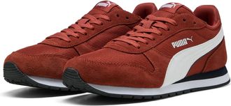 Puma Sneaker PUMA ST MILER, Damen, Gr. 42,5, bordeaux rot, puma wei&szlig;, new navy, Textil, mehrfarbig, Schuhe Sneaker, mit Mesh und Wildleder-Overlays, mit EV