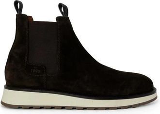 Liu Jo Bruine Su&egrave;de Chelsea Winterlaarzen - Heren - Chelseaboots - Bruin - 40 EU - Su&egrave;de - Schoenen