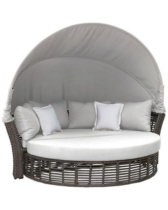 Panama Jack Graphite Canopy Daybed With Cushions