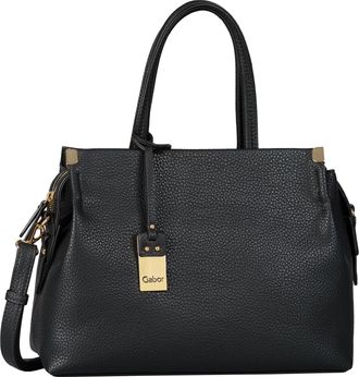 Gabor Gela genarbtes Lederimitat mit schm&uuml;ckenden Metallecken, hochwertiges Logo