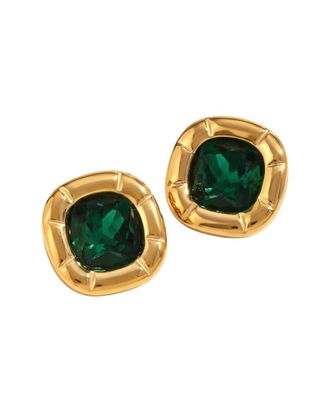 Liv Oliver 18K Plated 1.78 Ct. Tw. Quartz Earrings