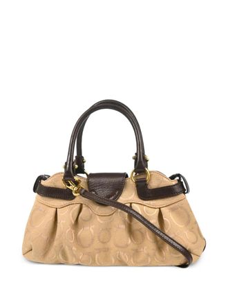 Ferragamo 1990-2000s Gancini 2way tote bag - Neutrals