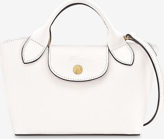 Longchamp Shopper aus genarbtem Leder Épuré XS