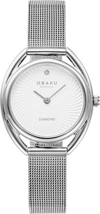 Obaku Juvel White Dial Ladies Watch V286LXCIMC