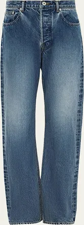 J.W.Anderson Mens Blue-Wash Denim Straight Leg Jeans