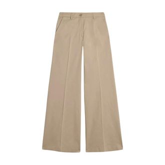 Aspesi Dames, Broeken, Beige, Maat: XS Katoen