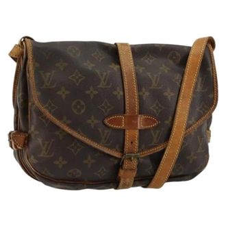 Louis Vuitton Pre-owned Cross Body Bags, female, Brown, Size: ONE SIZE Pre-owned Vintage Monogram Shoulder Bag