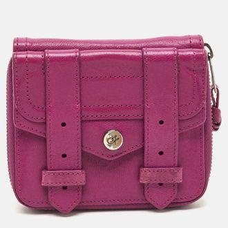 Proenza Schouler Ps1 Fuchsia Leather Continental Wallet
