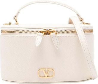 Valentino Garavani White Vlogo Mini Crossbody Bag