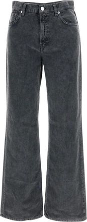 Haikure Wide Jeans - Dames - Loose Fit Jeans - Grijs - W26 - Katoen - Jeans