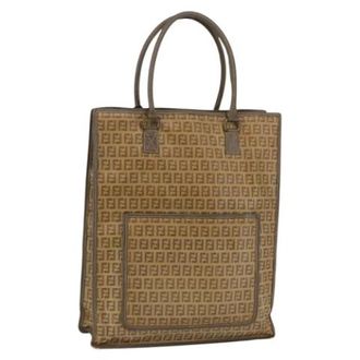 Fendi Pre-owned Plastic Tote Bag - Dames - Vintage Shopper - Beige - ONE Size - Vintage