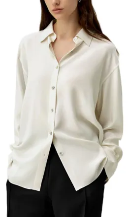 LilySilk The One Relaxed Fit Silk Shirt