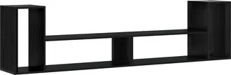 vidaXL Mueble De Tv 100 X 30 X 50 Cm Roble Negro Madera De Ingenier&iacute;a Vidaxl