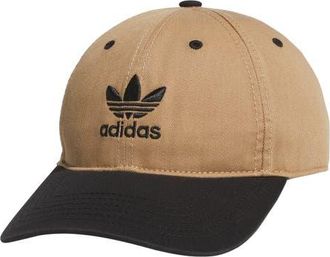 adidas Trefoil Embroidered Baseball Cap in Light Brown at Nordstrom