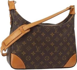 Louis Vuitton Pre-owned Vintage Canvas Schoudertas - Dames - Vintage Schoudertas - Bruin - ONE Size - Vintage