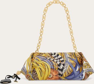 Ferragamo Women Gancini chain folded shoulder bag (S) Multicolor