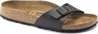Birkenstock Madrid Birko-Flor WoMens Sandals - Black Nubuck - Size UK 7.5