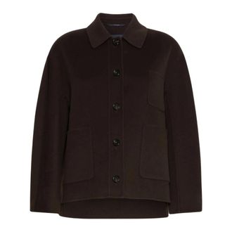Max Mara Smmcloe Overshirt - Jackets - Mujer - Marr&oacute;n - S