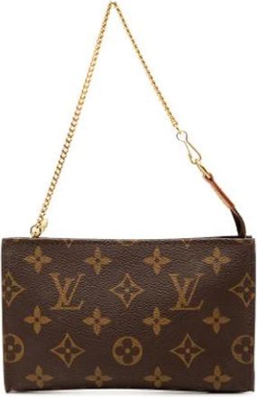 Louis Vuitton Pre-owned Clutches, female, Brown, Size: ONE SIZE Pre-owned Fabric Clutch