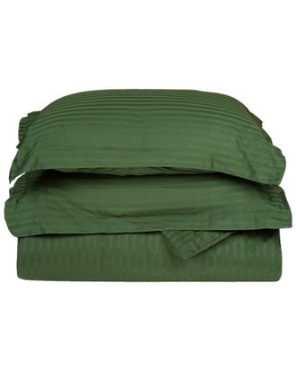 Superior Dnu Home City 300 Thread Count Egyptian Cotton Stripe Duvet Set