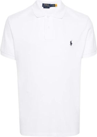 Polo Ralph Lauren Polo Shirt met Korte Mouwen - Heren - Polos - Wit - 2XL - Katoen - Tops