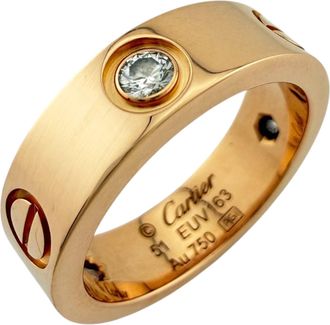 Cartier Pink Gold (18K) Band Ring (Pre-Owned)