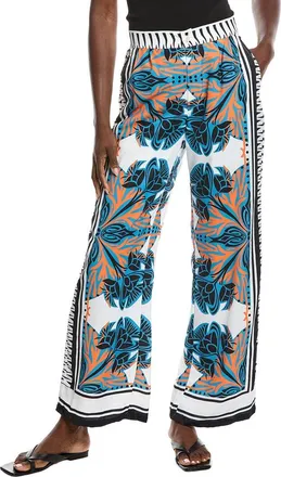 Gracia Floral Print Wide Leg Pajama Pant