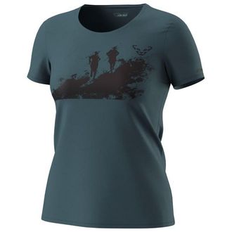 Dynafit Graphic Co S/S Tee T-Shirt f&uuml;r Damen | blau