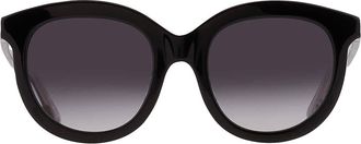 Kate Spade New York Grey Gradient Round Ladies Sunglasses LILLIAN/G/S 0807/9O 53