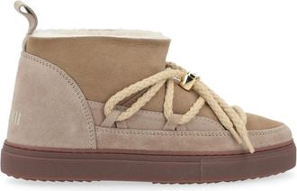 INUIKII Winterlaarzen - Dames - Winterlaarzen - Beige - 36 EU - Leer - Schoenen
