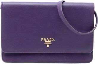 Prada Pre-owned Prada Saffiano Wallet on Strap 2RSK55TWEPCD8FX6