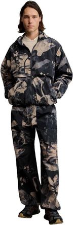 Desigual giacca stampata gaugin nera-Nero