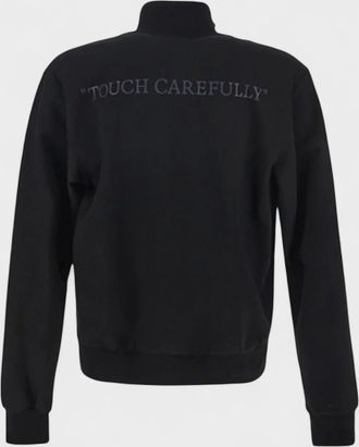 Off-white Mens Quote Wool Slim Tracktop Black - Size X-Small