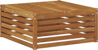 vidaXL Reposapi&eacute;s De Exterior Natural 79 X 79 X 37 Cm Vidaxl