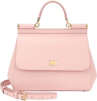 Dolce & Gabbana Pink Sicily Large Satchel