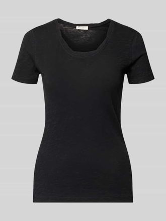 Marc O'Polo Regular Fit T-Shirt aus reiner Baumwolle in Black, Gr&ouml;&szlig;e XXL