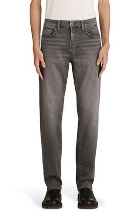 Mavi Zach Straight Leg Jeans in Mid Smoke Supermove at Nordstrom, Size 38 X 30