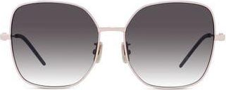 Givenchy GV Speed Gradient Square Sunglasses in Shiny Rose Gold /Smoke at Nordstrom Rack