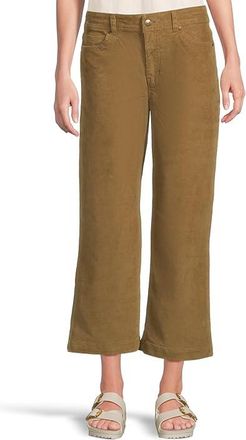 Toad&Co Coaster Cord Wide Leg Pant Womens Clothing Honey Brown : 10, Cotton/Elastane/Polyester