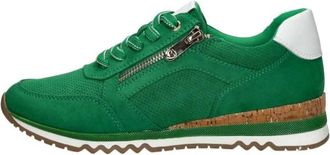 Marco Tozzi Sneakers Laag - Dames - Sneakers - Groen - 37 EU - Jute - Schoenen