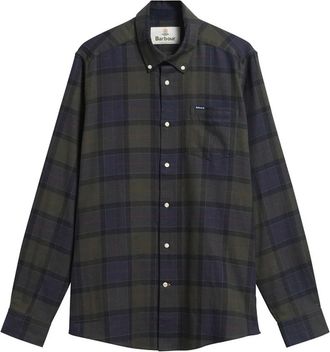 Barbour Tartan 4 Tailored Shirt - Heren - Casual Overhemden - Veelkleurig - XL - Leer - Overhemden
