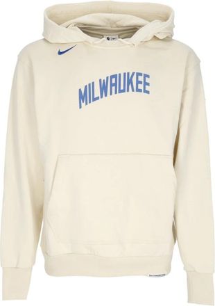 Nike City Edition Lichtgewicht Hoodie 2023/24 - Heren - Sportshirts - Beige - L - Katoen - Fitness