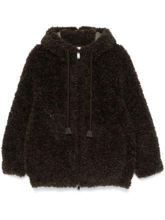Urban Code faux-shearling jacket - women - Polyester/Polyester - S - Green