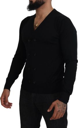 Dolce & Gabbana Cashmere Button-Down Cardigan - Black