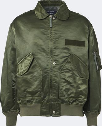 Comme Des Gar&ccedil;ons Comme des Gar&ccedil;ons Homme Chaqueta bomber de sarga en mezcla de algod&oacute;n