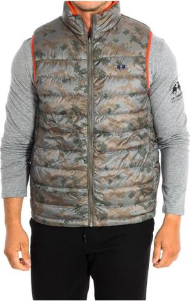 La Martina Mouwloze Jas - Heren - Bodywarmers - Groen - L - Polyester - Jassen