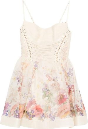 Zimmermann Floral Corset Mini Dress